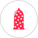 Skore Cherry Dotted Condoms for Males
