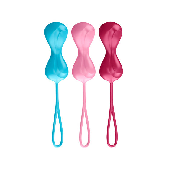 Kegel Balls Pink, Turquoise & Red
