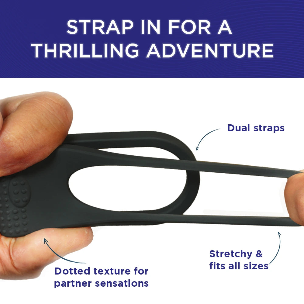 Skore Thrills Dual Strap Vibrating Ring