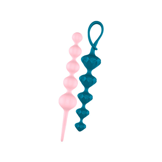 Satisfyer Love Beads Set of 2 – Pink/Turquoise