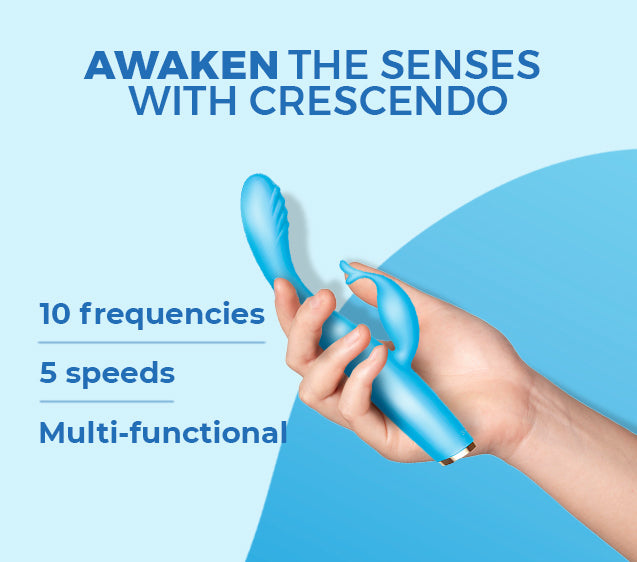 Mschief Crescendo | 10 Frequencies | 5 Speeds | Multi-Functional