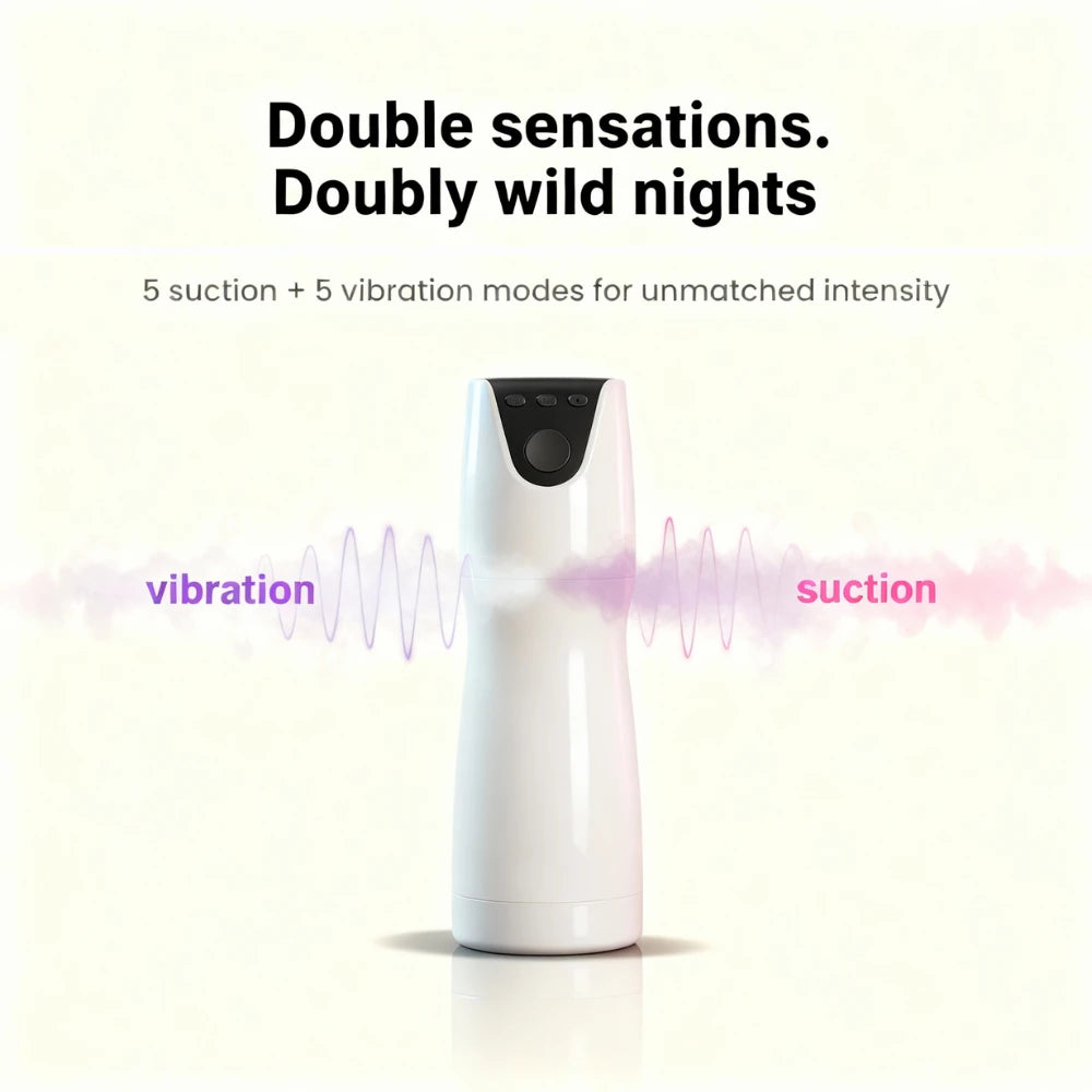 Skore Rocker with dual sensations of vibration and suction modes