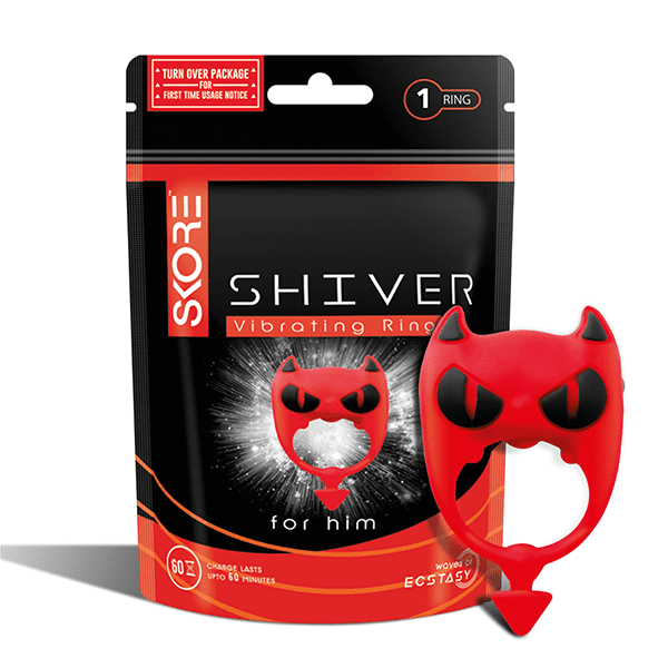 Skore Shiver Vibrating Ring for Him | 7 Modes | Delay Ring Skore Shiver Vibrating Ring for Him | 7 Modes | Delay Ring