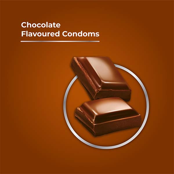 Buy Skore Best Chocolate Flavored Condoms