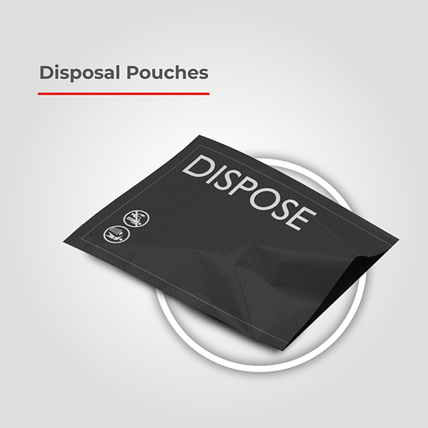 Nothing Strawberry condoms with disposal pouches Nothing Strawberry condoms with disposal pouches