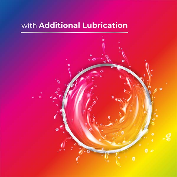 Skore condom contains additional lubricants