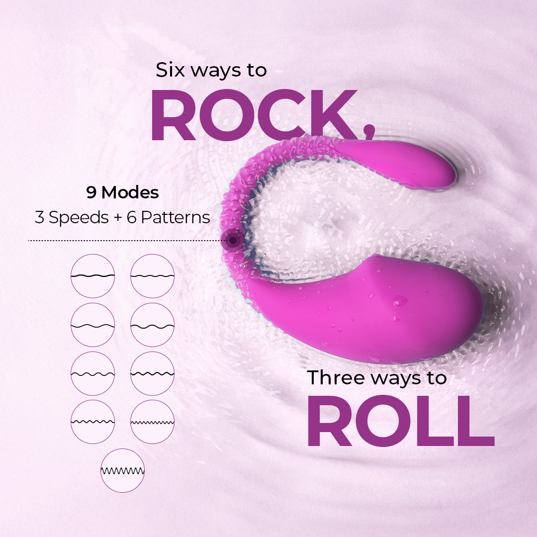 Mschief Rock and Roll has 9 modes, 3 speeds and 6 patterns Mschief Rock and Roll has 9 modes, 3 speeds and 6 patterns