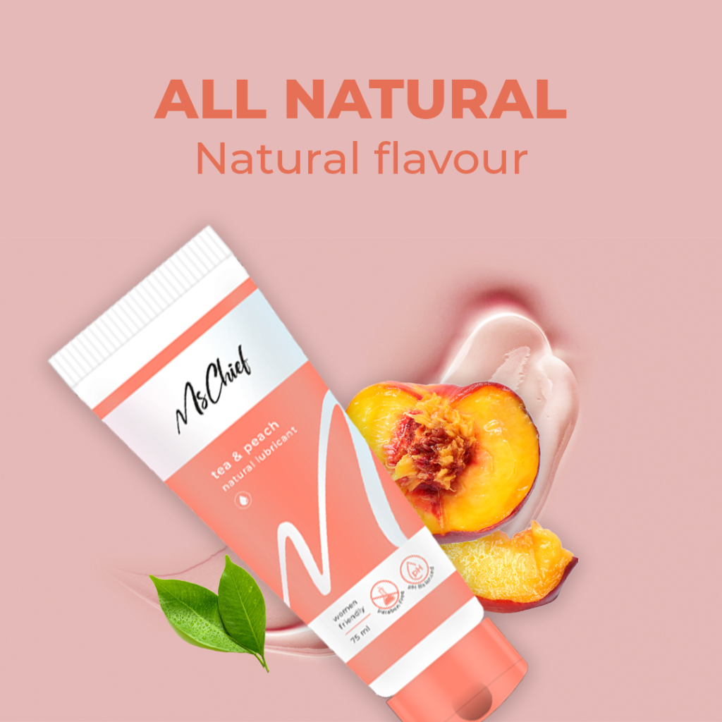 Tea & Peach Natural Flavor Lubricant