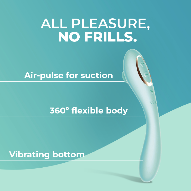 Mschief Virtuoso-Vibrator with Air-pulse Stimulator Mschief Virtuoso-Vibrator with Air-pulse Stimulator