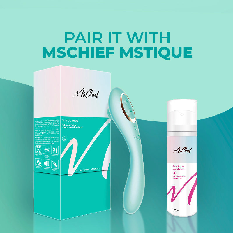 Virtuoso-Vibrator with Air-pulse Stimulator with Mstique