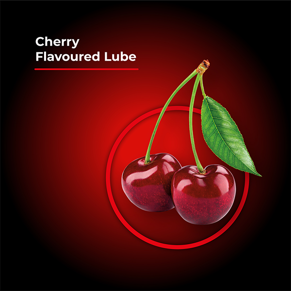 Cherry flavoured lubricants