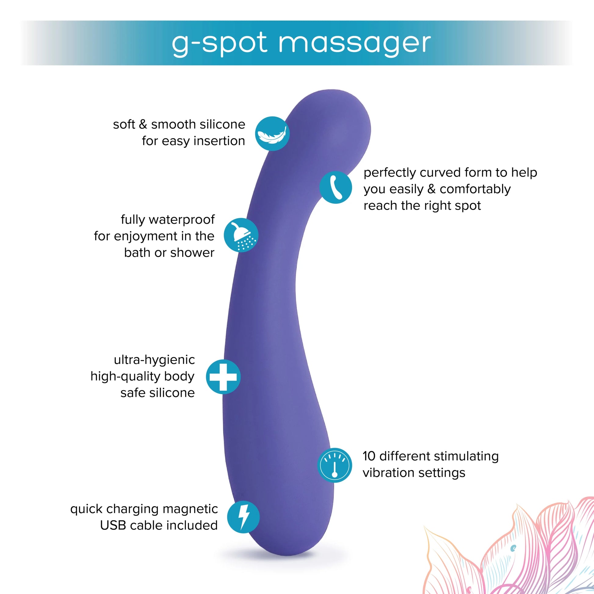 Plusone g-spot pleasure massager for her Feature