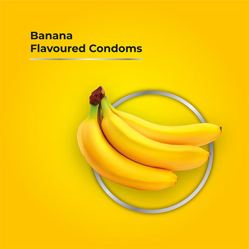 Skore Banana Flavoured Condoms Skore Banana Flavoured Condoms