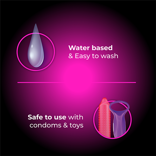 Skore Strawberry water-based lube easy to use and wash Skore Strawberry water-based lube easy to use and wash