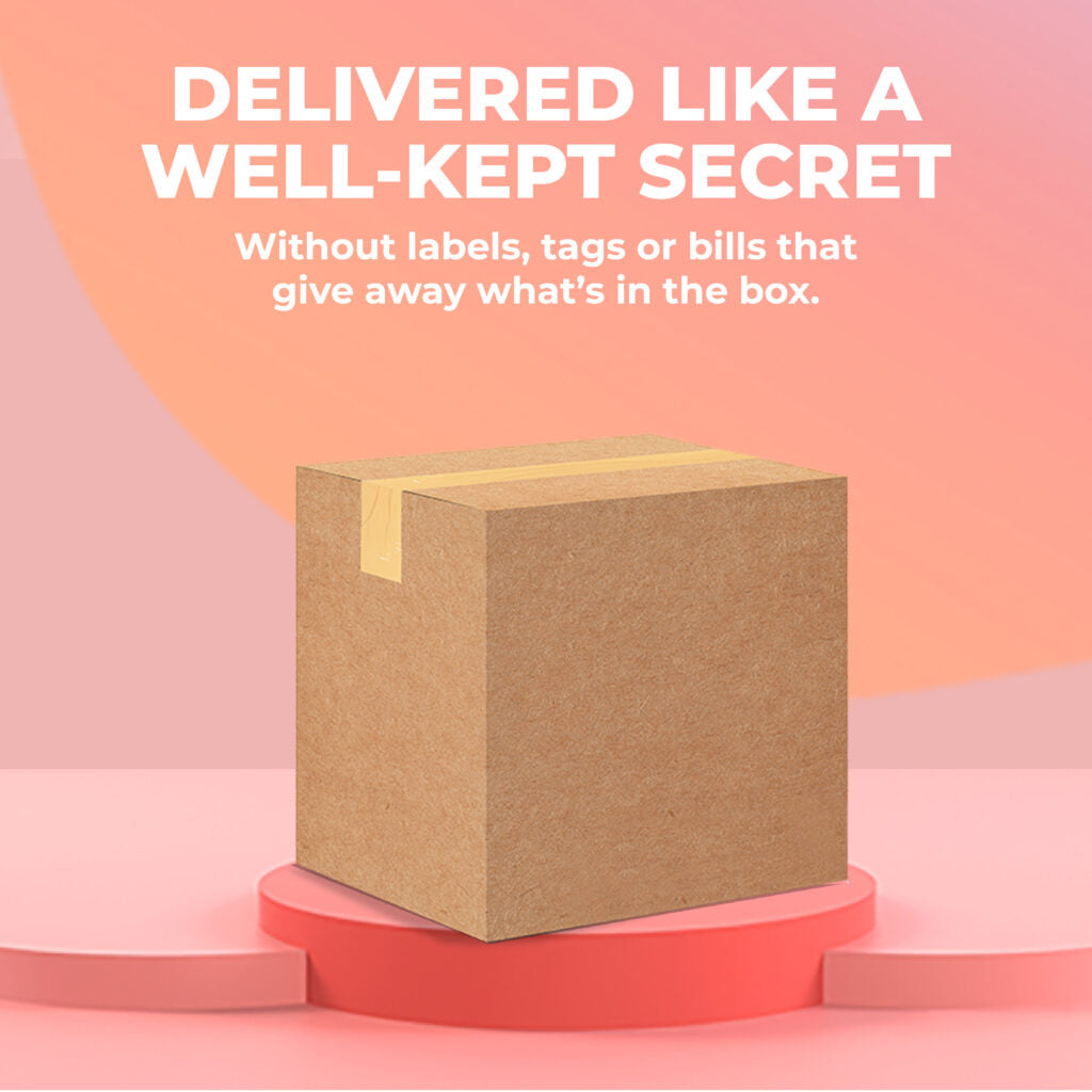 100% Discreet Delivery