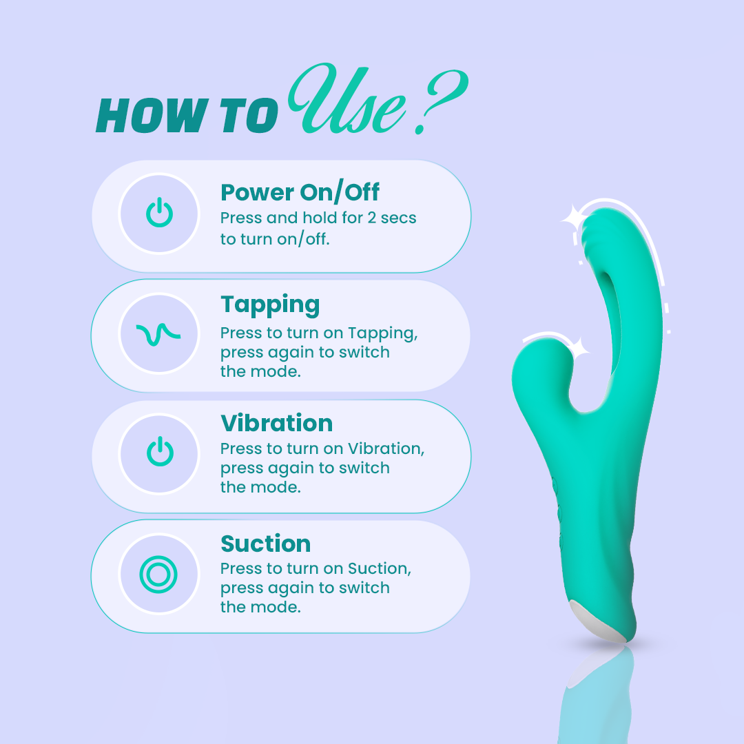 MsChief Storm Massager Inforgraphic on How to Use