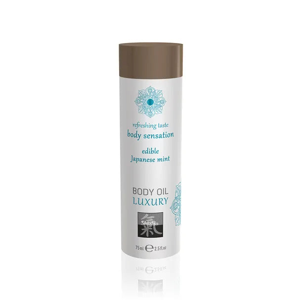 Shiatsu Luxury Edible Body Oil (Japanese Mint) 
