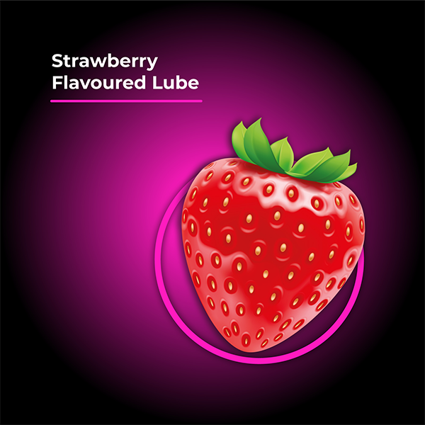 Strawberry flavoured lubes