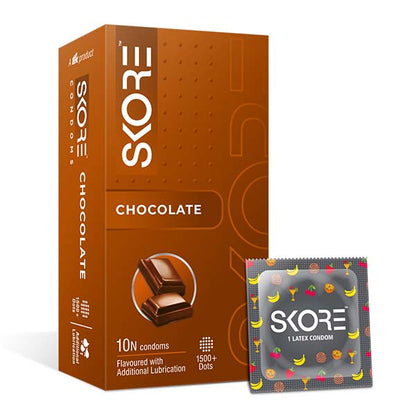 Buy Skore Chocolate Flavored Condoms