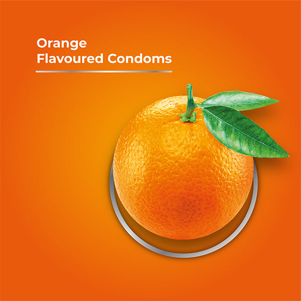 Skore Orange Flavoured Condoms 