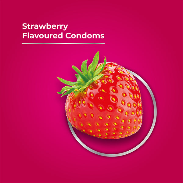 Strawberry Flavoured  Condoms