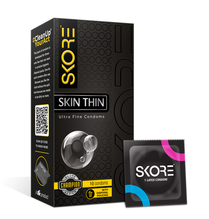 Skin Thin Condoms 1 pack (10pcs) Skore