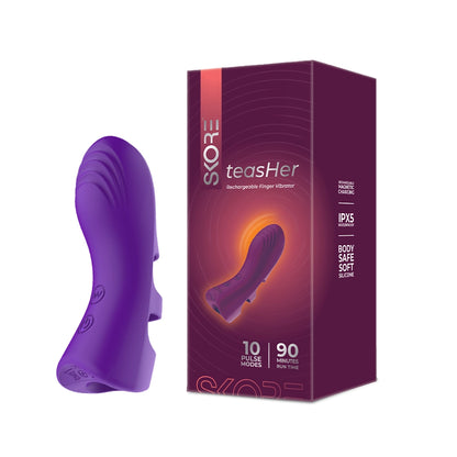 Skore teasHer - RECHARGEABLE FINGER VIBRATOR