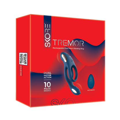 Skore TREMOR – Dual Motor Vibrating Ring with Ball Strap