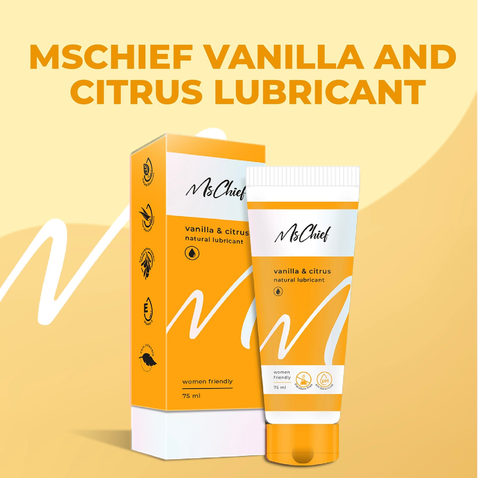 Mschief Vanilla & citrus Natural lubricant