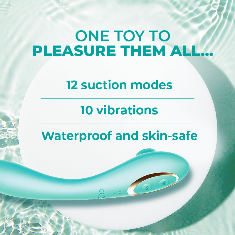 Mschief Virtuoso-Vibrator with Air-pulse Stimulator Features
