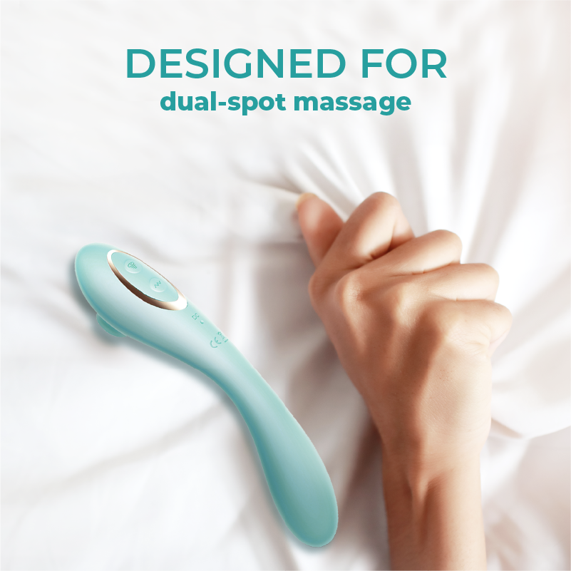 Mschief Virtuoso-Vibrator with Air-pulse Stimulator Dual Massager