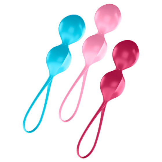 V Power Balls Set of 3 Turquoise/Red/Pink