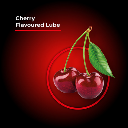 Cherry flavoured lubricants