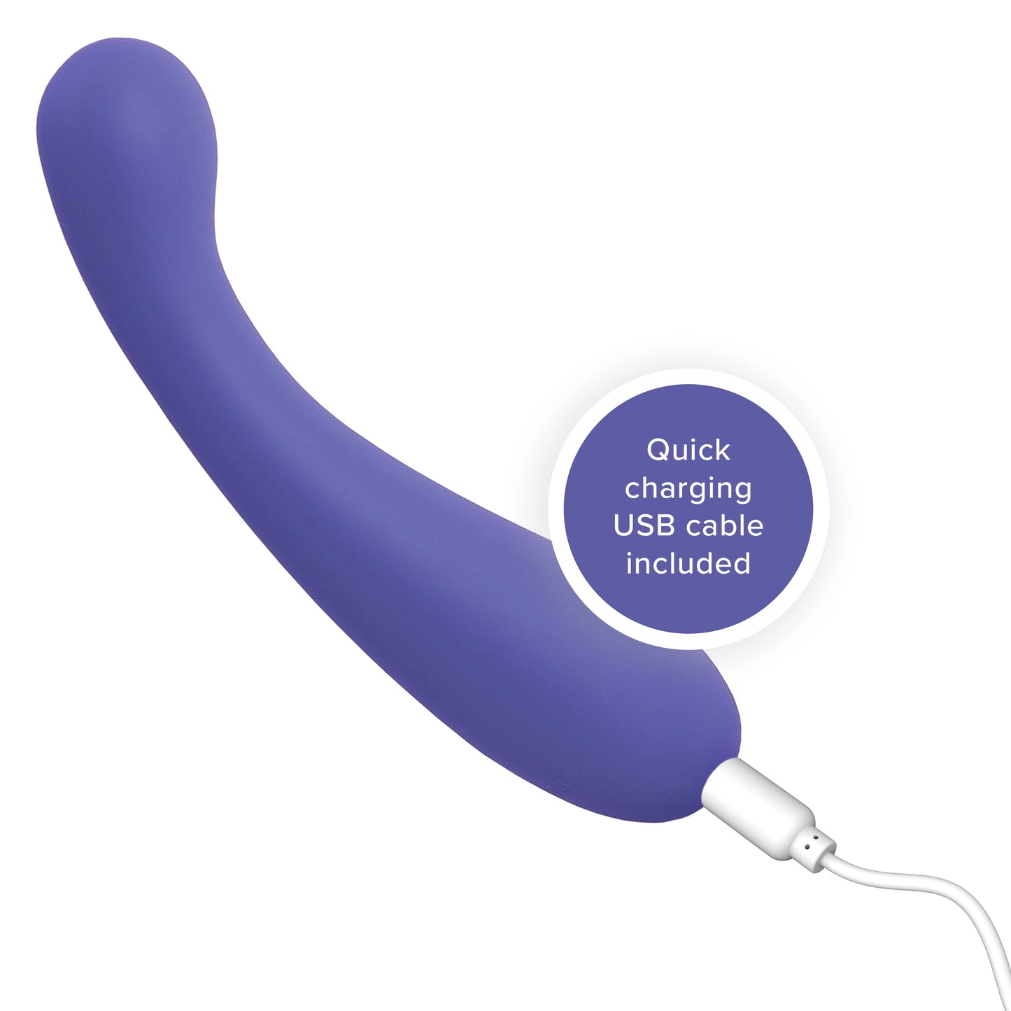 Plusone g-spot pleasure vibrator for her with quick charging