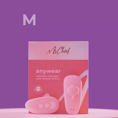 MsChief Anywear Wearable Massager With Remote