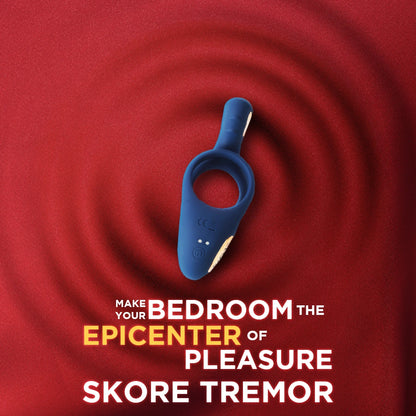 Skore Tremor Dual Motor Vibrating Ring with Ball Strap
