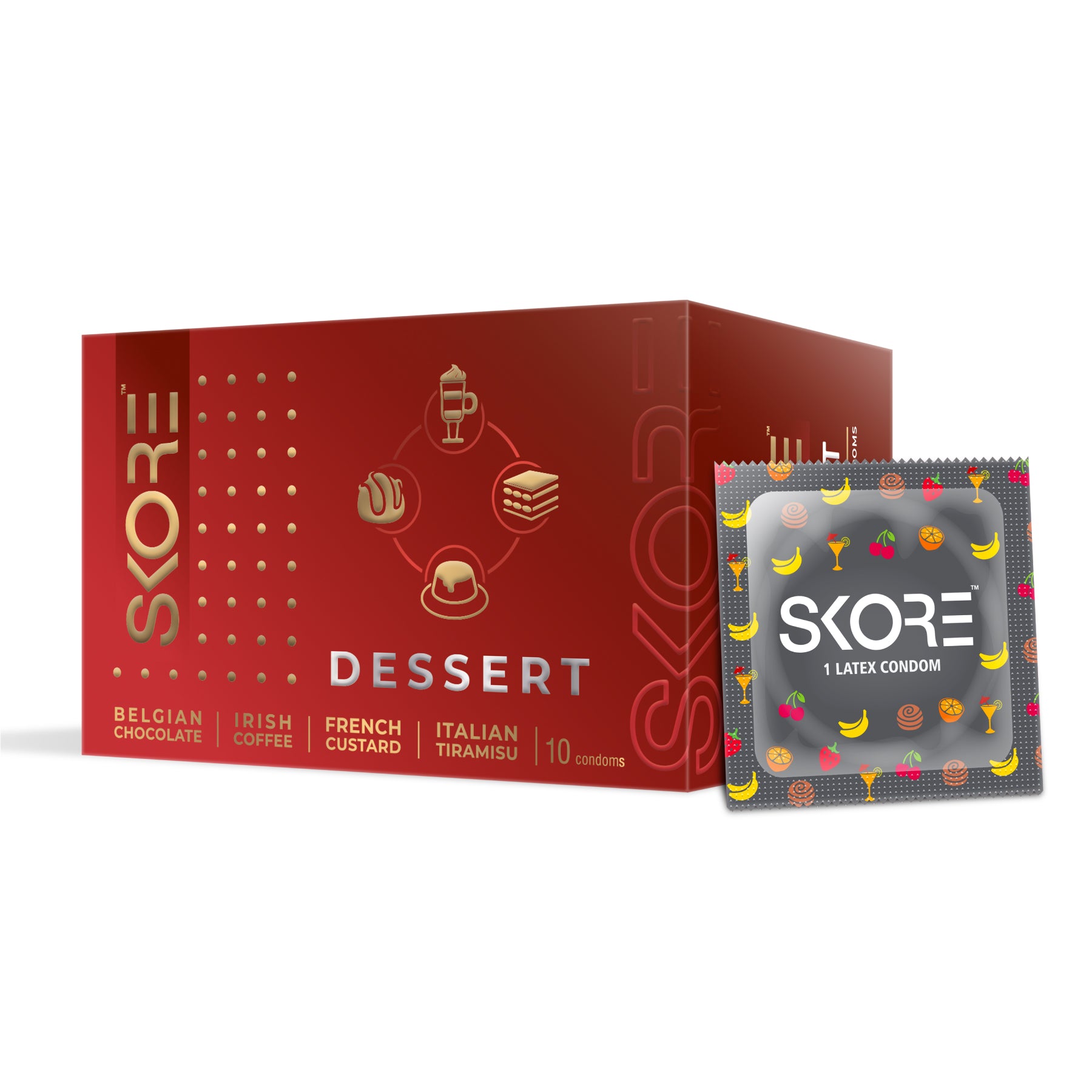 Skore Dessert Multi-flavoured Condoms