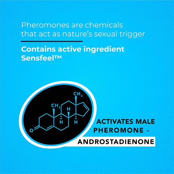 Skore Eros Spray activates male pheromone