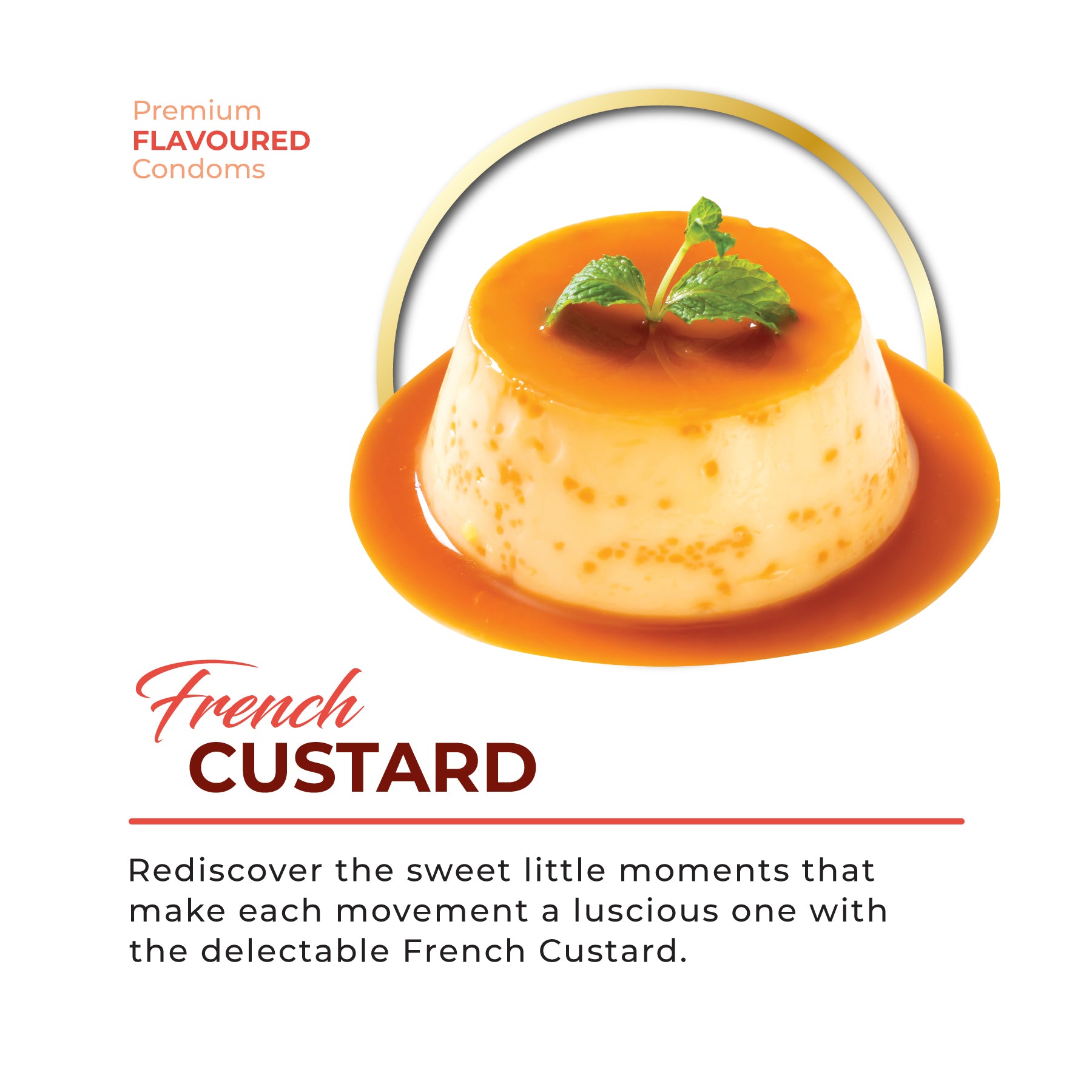 Skore french custard premium flavoured condoms Online